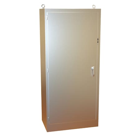 Hammond 3 Point Latch with Screw and Padlock Electrical Enclosures, 90.13 in H, 24.13 in D, 40-3/4 in W 1UHD904124N4SS